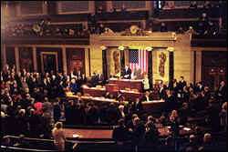 Democrats win Senate vote on Iraq withdrawal date
