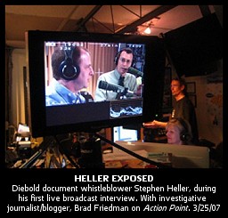 Diebold Whistleblower Heller Talks About Election Theft