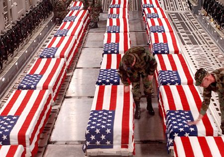 3,446 minus nine soldiers = 3,455, Dem$ okay war funding for more deaths without deadlines