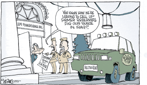 National Guard vet Bush to be ‘recycled’ to Iraq?