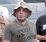 Iraq vet marching California capitol to oppose war