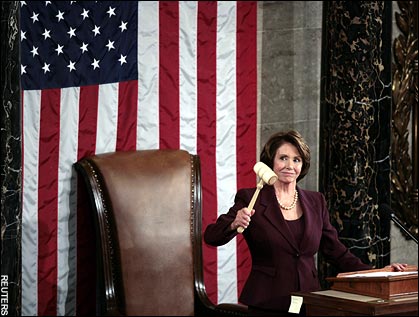 Pelosi threatens to sue Bush over Iraq bill