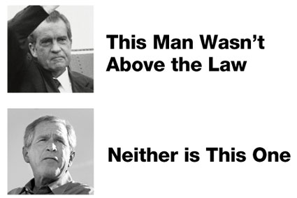 Bush Equals Nixon’s Highest Disapproval Rating