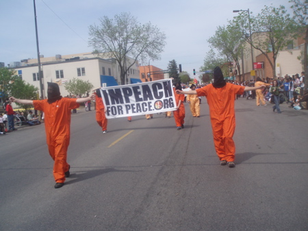 Wisconsin Chapter of ImpeachforPeace.org Debuts with Protest