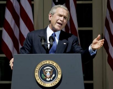 Bush: Insurgents in Iraq same as 9/11 attackers