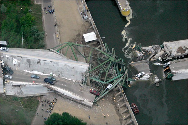Minnesota Bridge Collapse Highlights Bush’s Misplaced Spending Priorities
