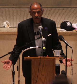 Conyers fails to answer reporter’s questions on impeachment