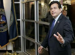 Gonzales Ready to Leave the Stage