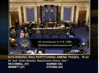 BREAKING: Lieberman-Kyl’s Iran amendment passes in the Senate