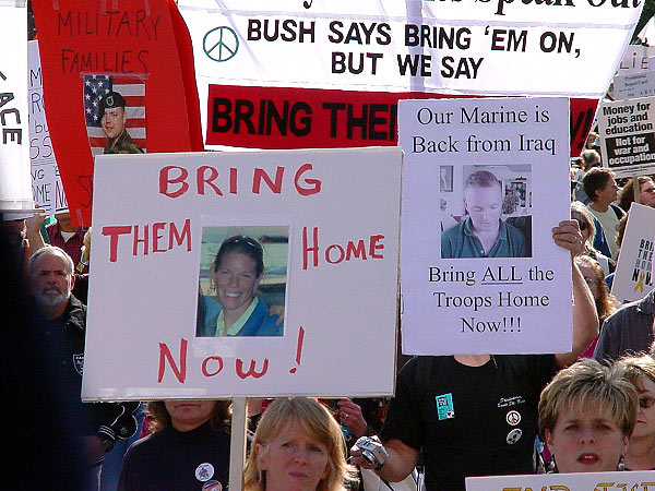 Over Half of Military Families Disapprove of Bush