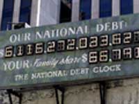 National debt rises $1m a minute