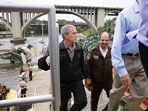 Bush says NO to States’ Call for Public Works Projects