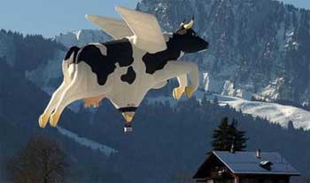 Animals aloft are a sign that impeachment might fly