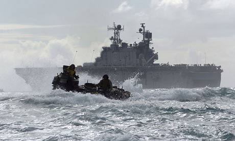 US accused of holding terror suspects on prison ships