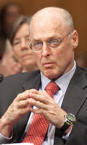 Paulson’s former firm to be among largest beneficiaries of bailout: bank