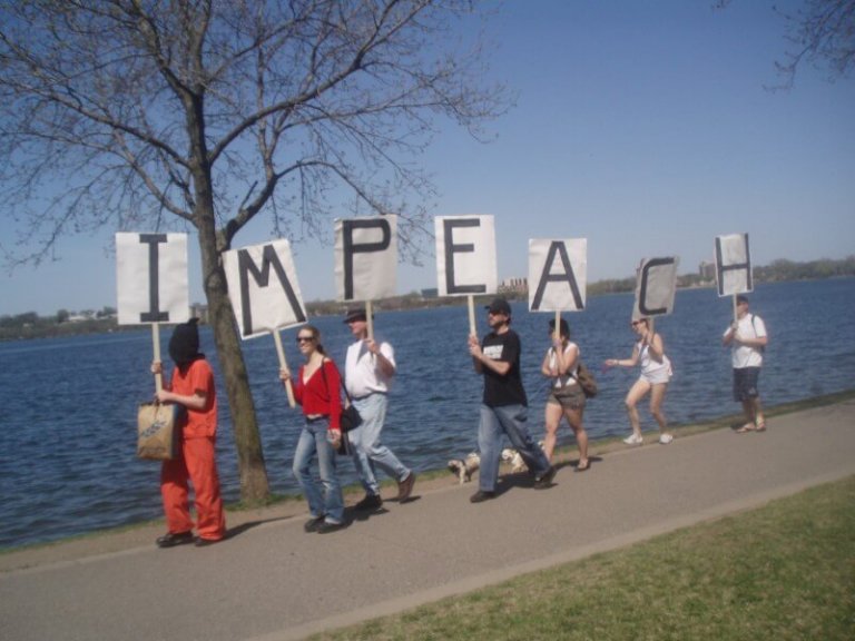 A28 Impeach Event at Lake Calhoun: Minneapolis