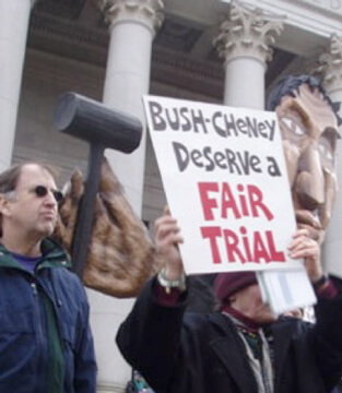 Impeachment Rally in Olympia WA