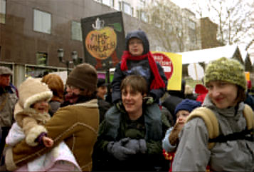 Ithaca, NY Rallies for Peace and Impeachment