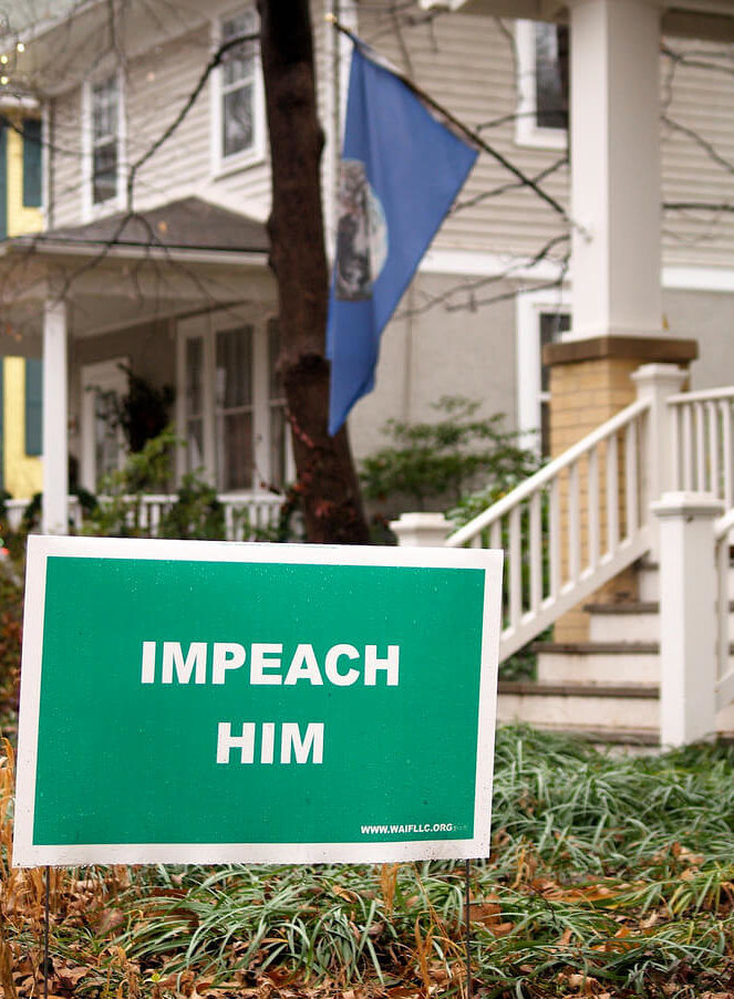impeach Trump Yard Sign