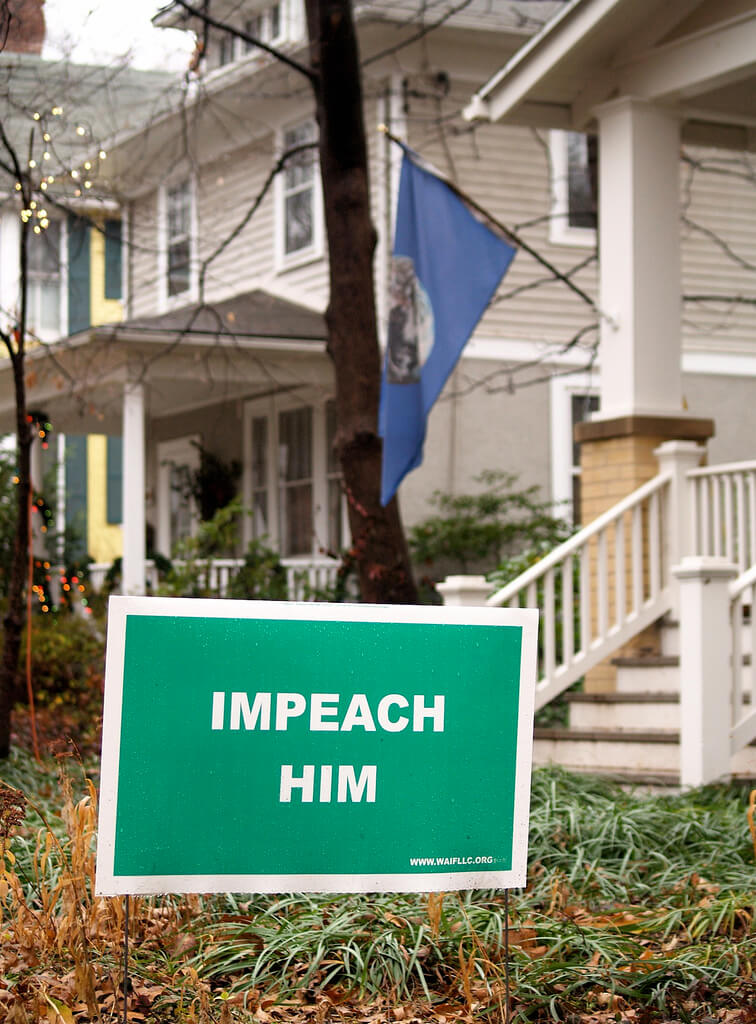 impeach Trump Yard Sign